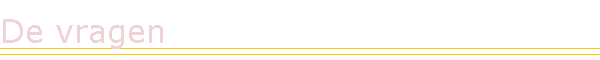 De vragen